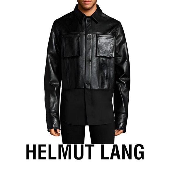 Helmut Lang H09HM102 Classic Long Sleeve Buttoned Barrel Cuffs Men Size M Jacket - Picture 1 of 12